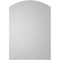 Ekena Millwork Arch Top Surface Mount PVC Gable Vent: Functional, w/ 2"W x 1-1/2"P Brickmould Frame, 14"W x 20"H GVPAR14X2002SF - alternate 4